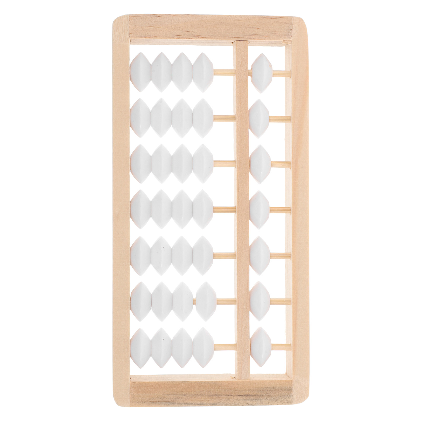 Abacus Counting Bead - Ábaco de madeira em miniatura, ferramenta