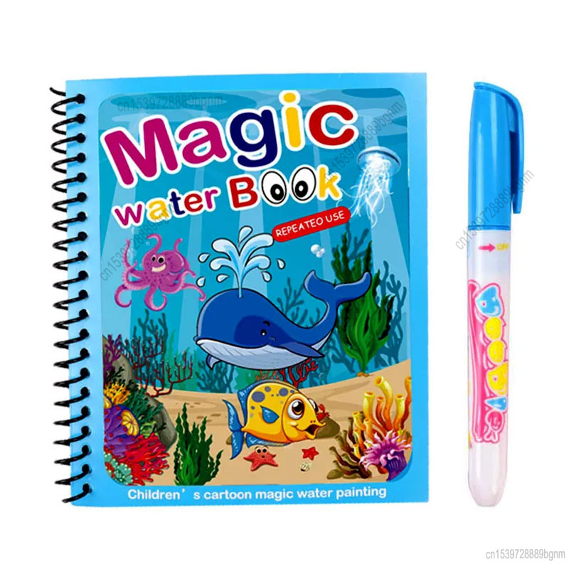 Educational Cartoon For Kids - Pintura a água mágica dos desenhos