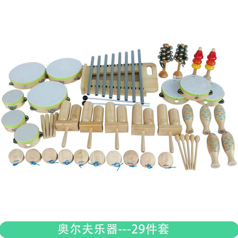 Kids Education Bell - Conjunto de instrumentos Orff, 29 peças,