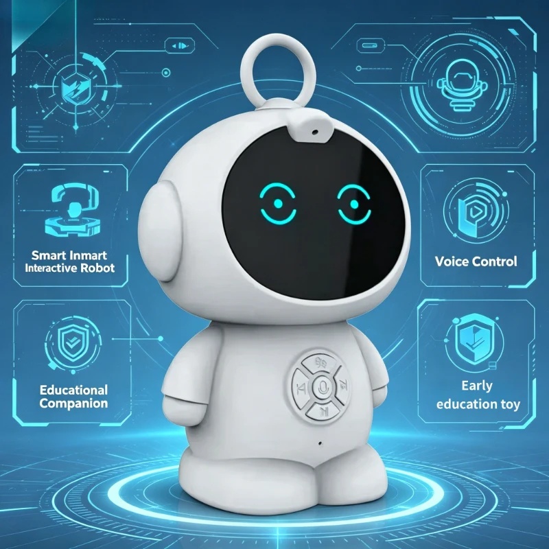 Kids Educational Gadget - Robô Inteligente com IA e WiFi