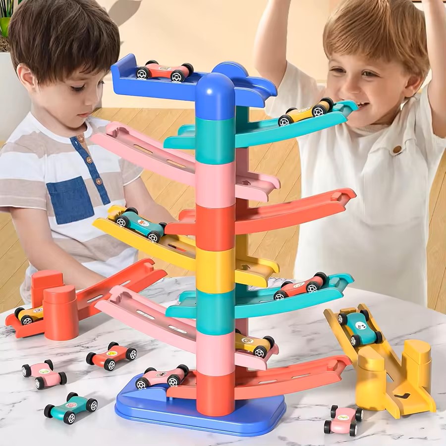 Kids Education Kit - Torre de rampa de gravidade DIY,