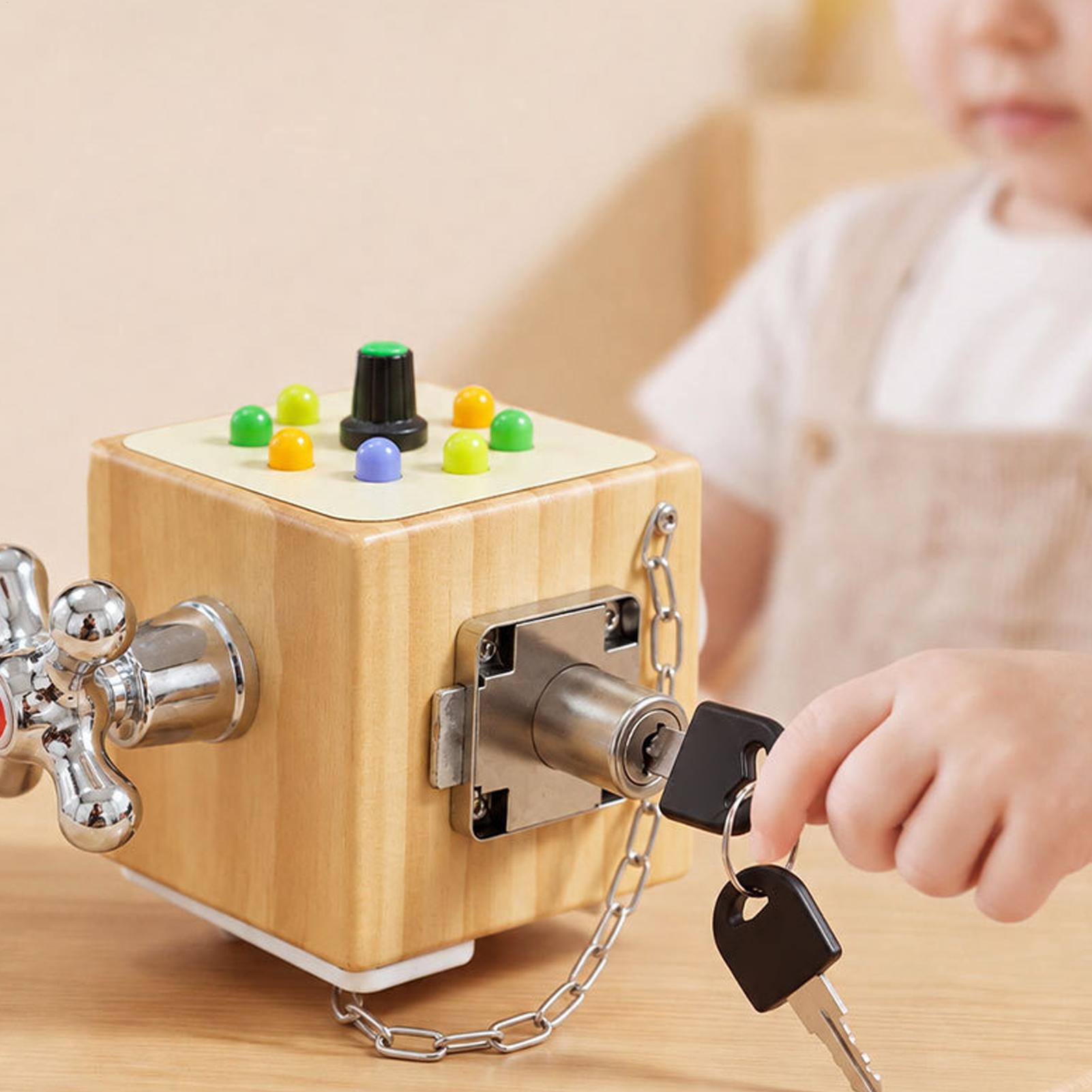 Cubo de atividades de madeira  - Kids Education Center avaliação e preço