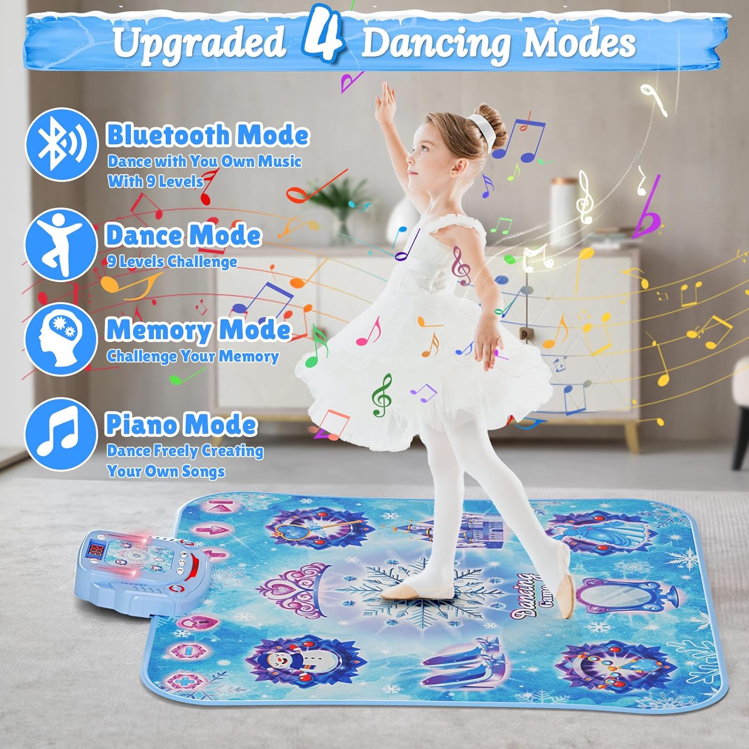 Tapete de dança sem fio Blueto - Kids Education Phone avaliação e preço