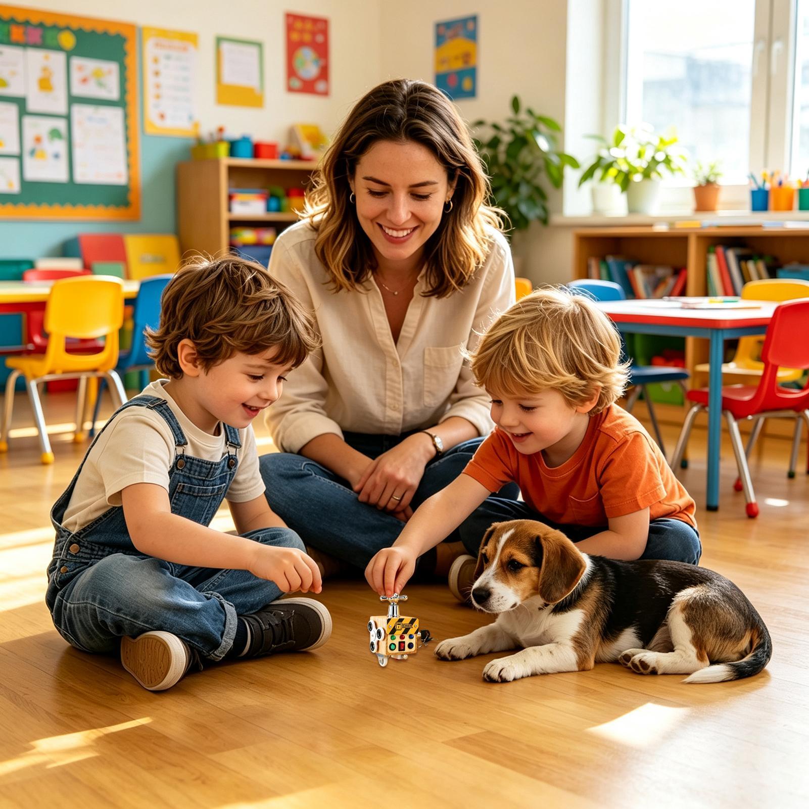 Caixa de atividades com amperí - Kids Education Center avaliação e preço