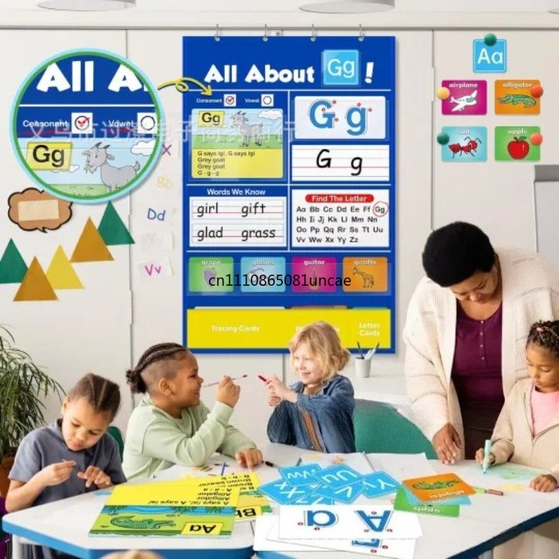 Gráfico de aprendizagem do alf - Kids Education Charts avaliação e preço
