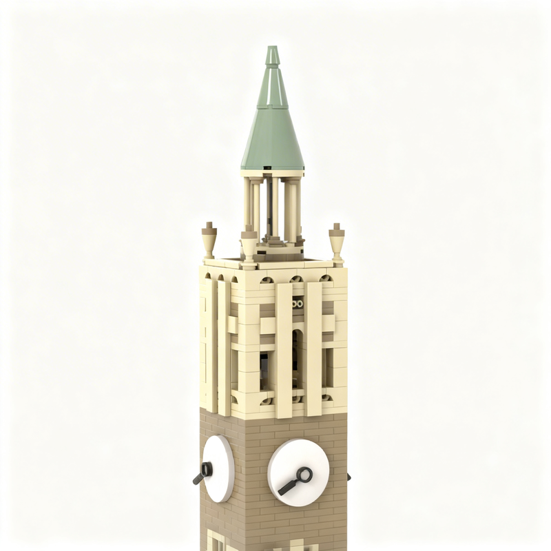 2360 peças MOC Modelo de Torre - Kids Education Bell avaliação e preço