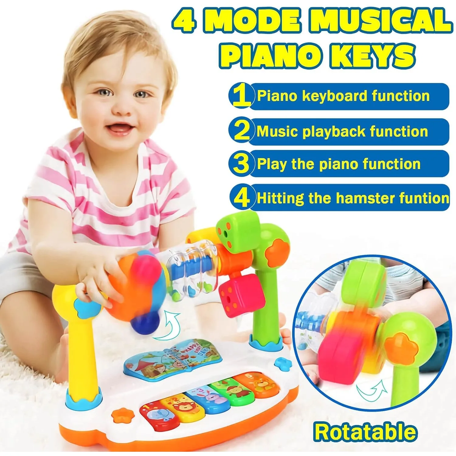 Brinquedos de piano do bebê cr - Kids Education Phone avaliação e preço