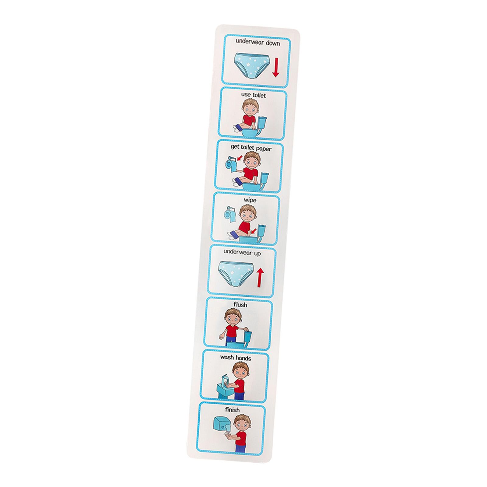 Quadro visual para o treino de - Kids Education Charts avaliação e preço