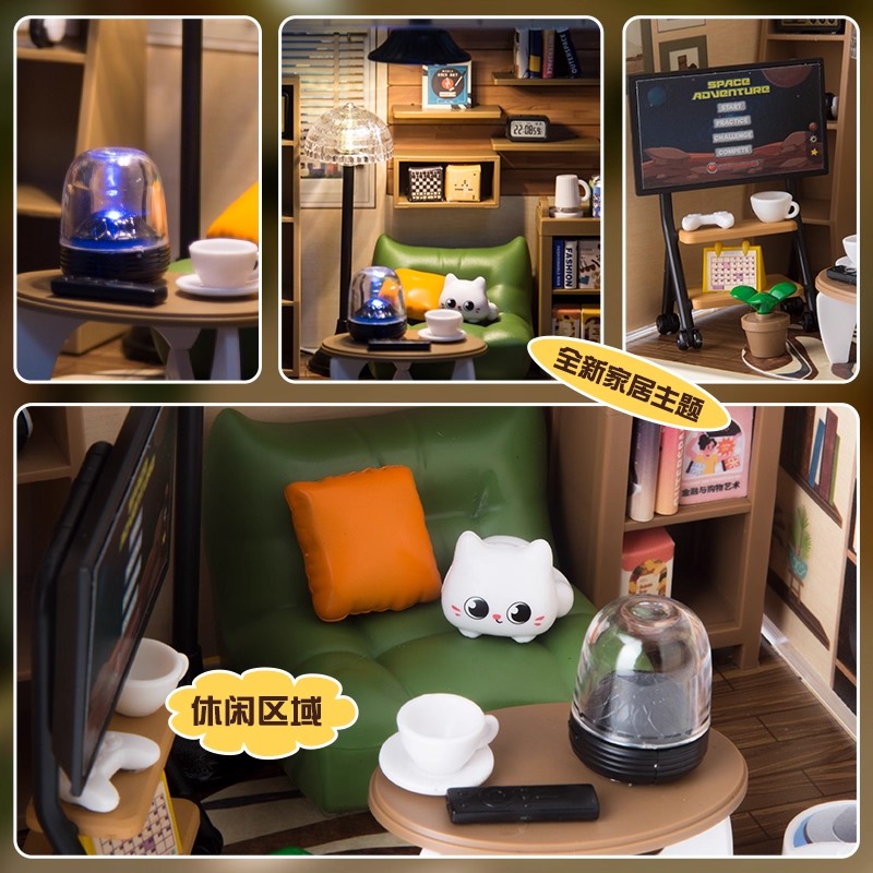 Mini Kit de Casa DIY, Blocos d - Kids Education Store avaliação e preço