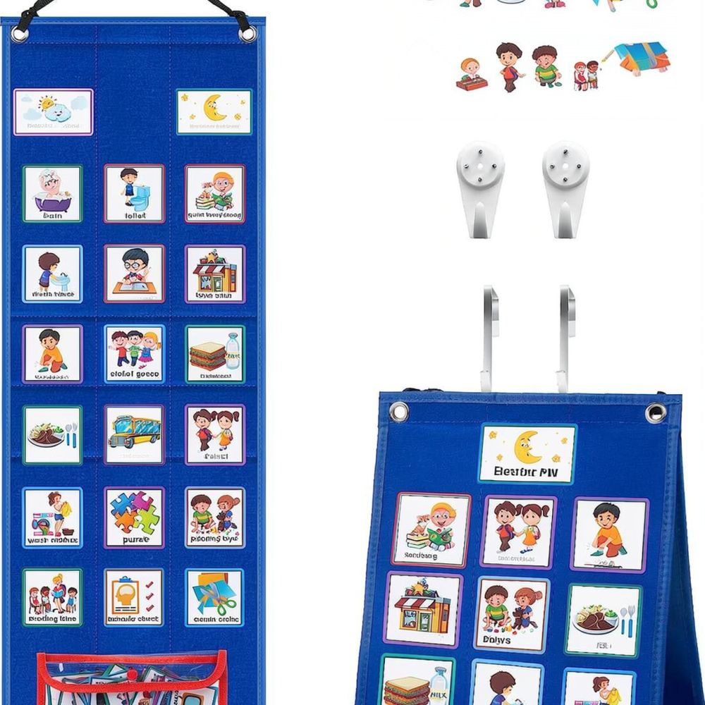 Quadro de Horários Visual para - Kids Education Charts avaliação e preço
