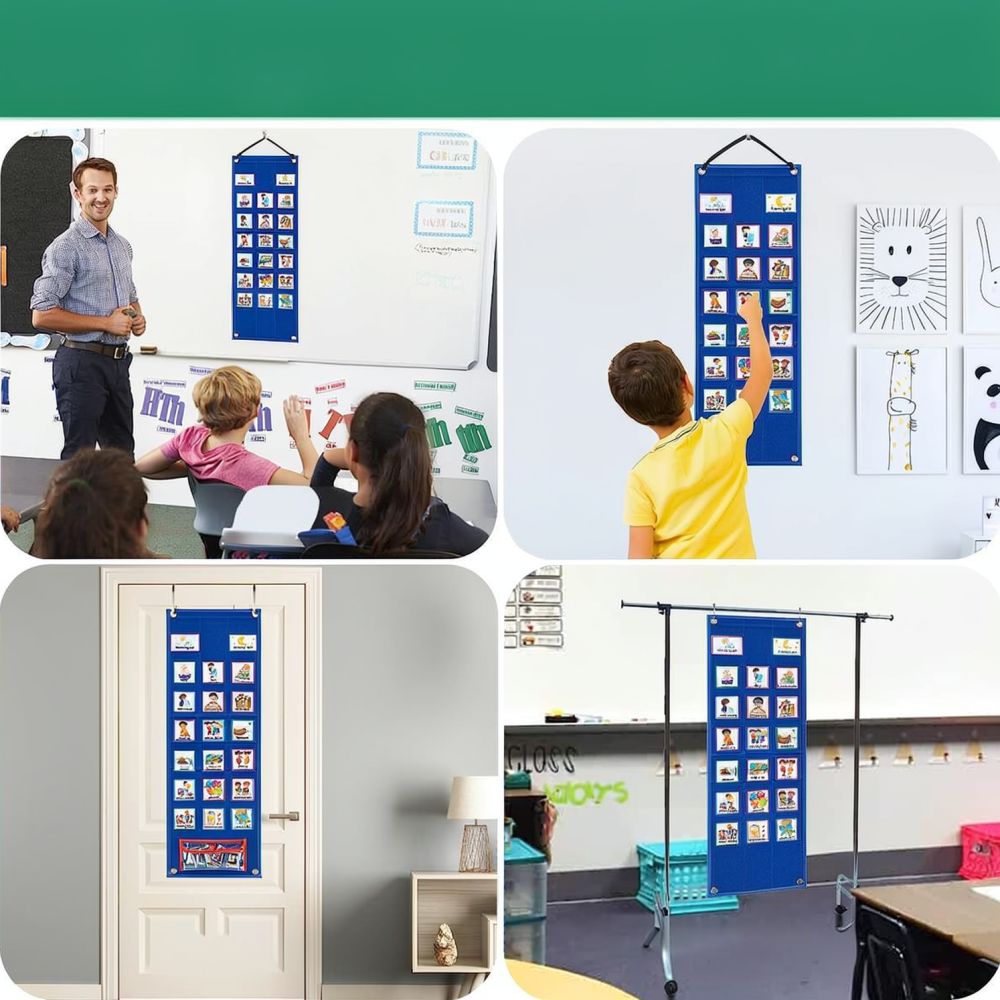Quadro de rotina visual para c - Kids Education Charts avaliação e preço