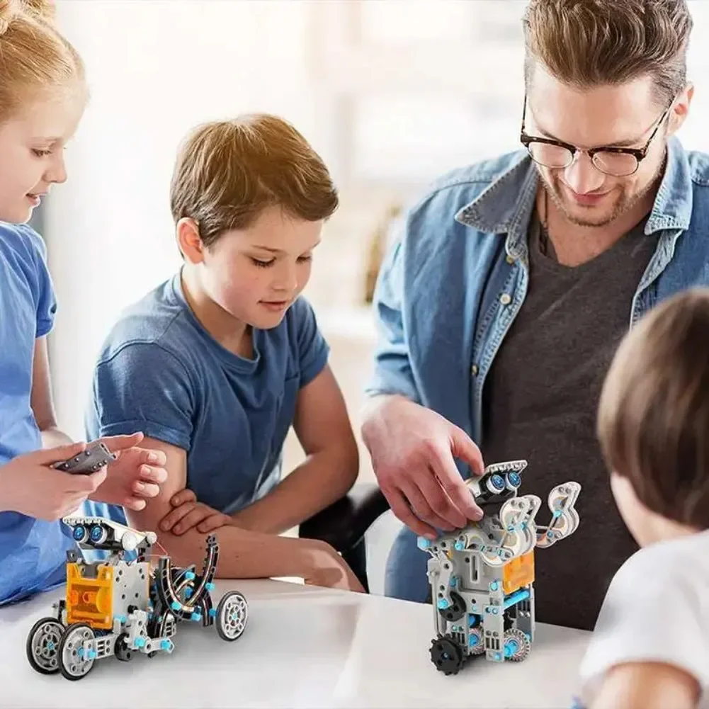 13 em 1 robô movido a energia  - Kids Education Kit avaliação e preço